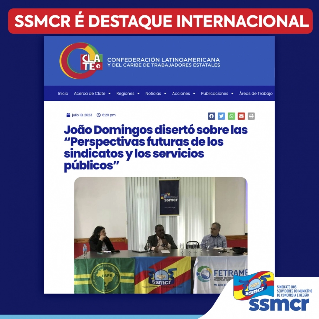 SSMCR é destaque internacional