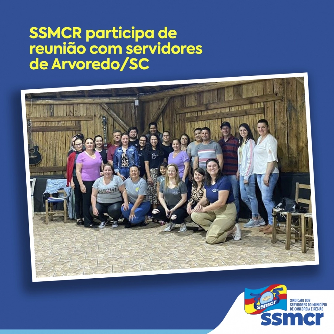 SSMCR participa de reunião com servidores de Arvoredo