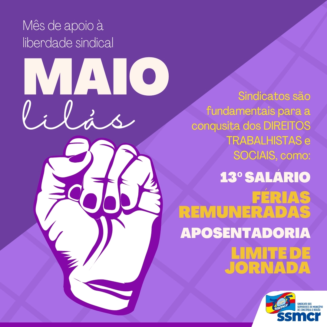 MAIO LILÁS 💜