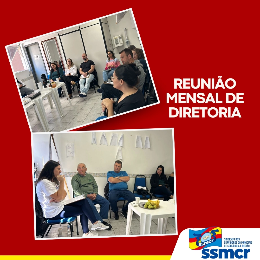 REUNIÃO MENSAL DE DIRETORIA