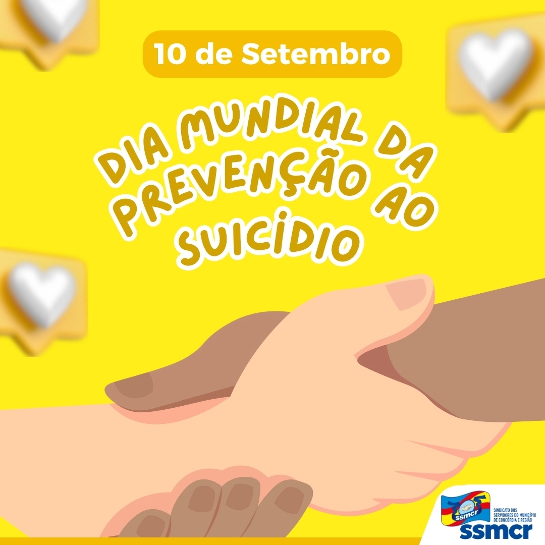 10 DE SETEMBRO - DIA MUNDIAL DA PREVENÇÃO AO SUICÍDIO! 🎗️