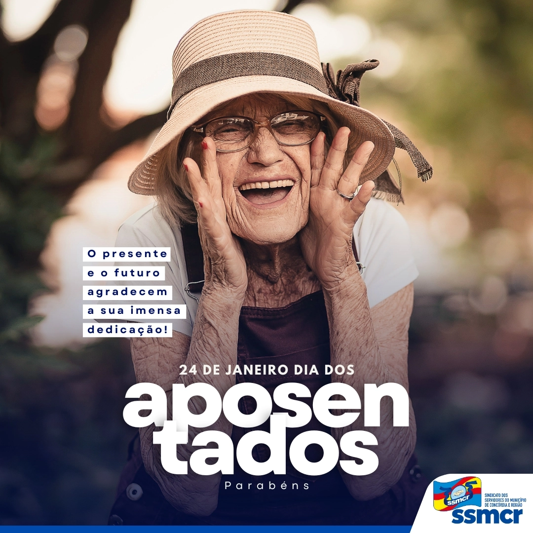 FELIZ DIA DO APOSENTADO! 👏🏼🎉👴🏻