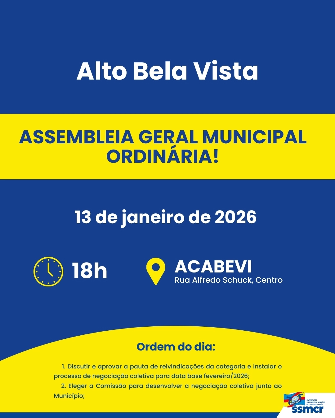 📣 Convocação – Assembleia em Alto Bela Vista