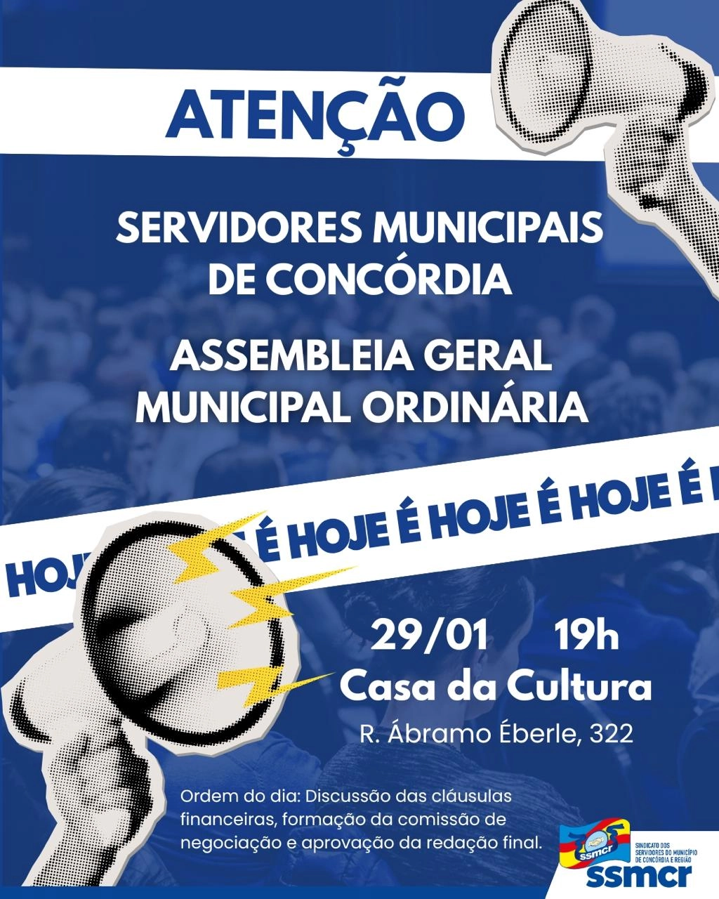 Convocação – Assembleia Geral Municipal Ordinária em Conc...