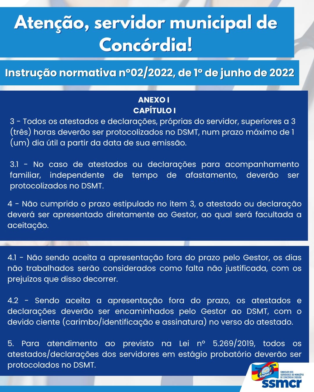 Servidores municipais de Concórdia - Entrega de atestados...