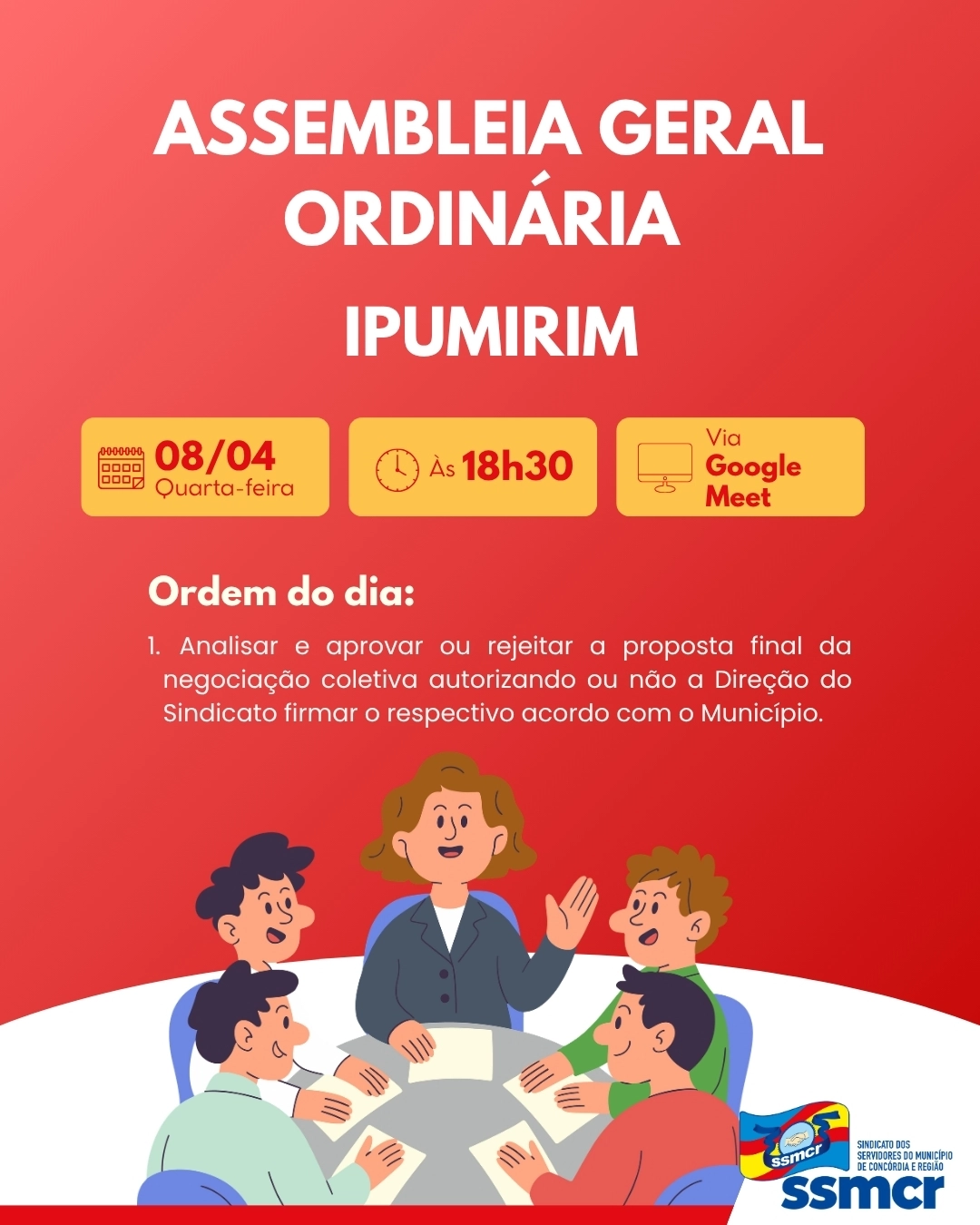 Assembléia Ordinária - Ipumirim
