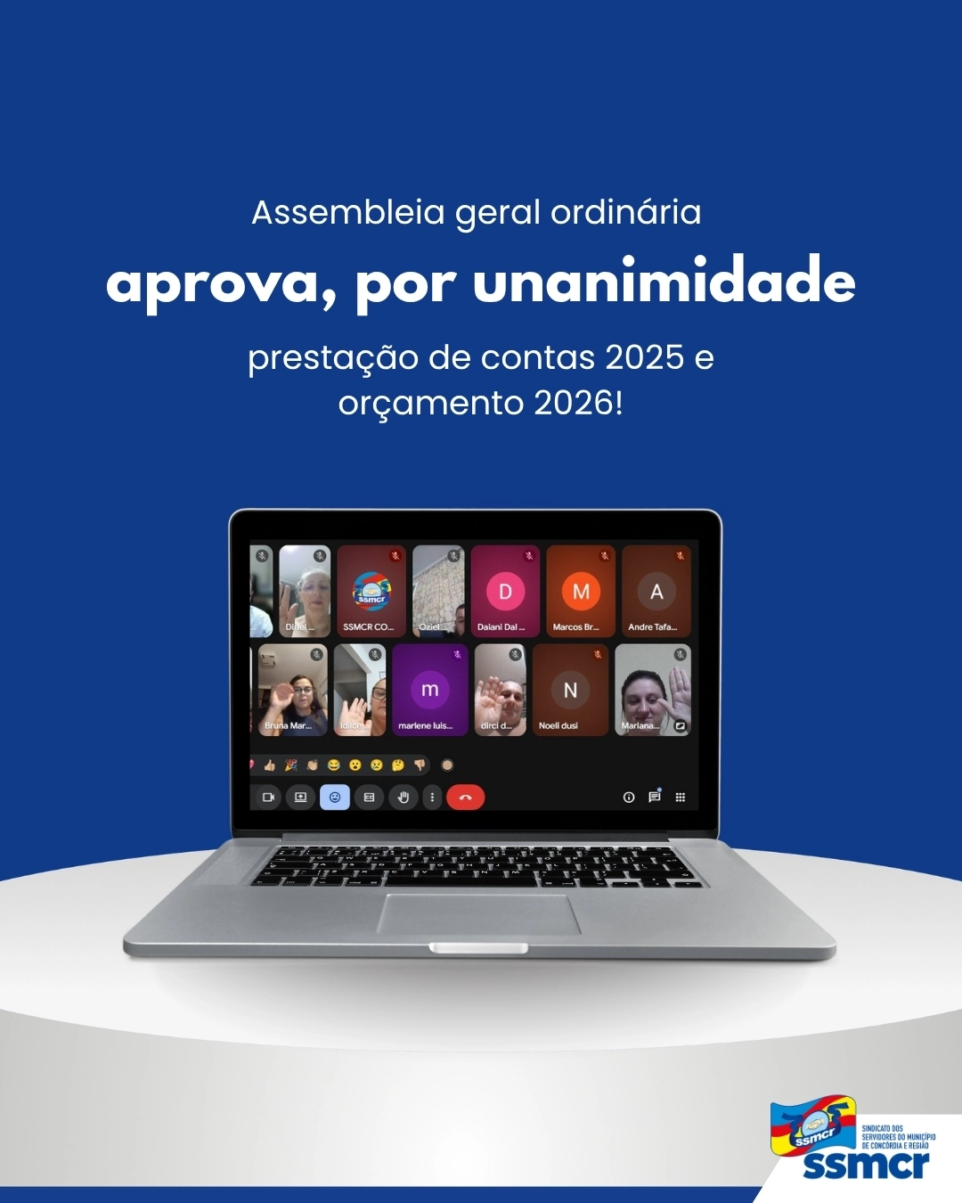 Assembleia Geral Ordinária, aprova por unanimidade a pres...