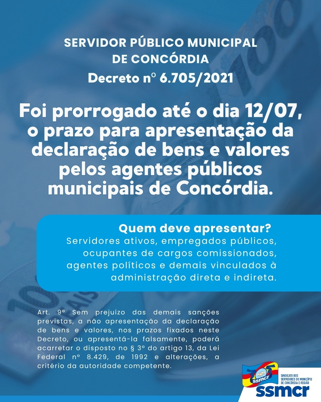 📢 Atenção, servidores públicos municipais de Concórdia!