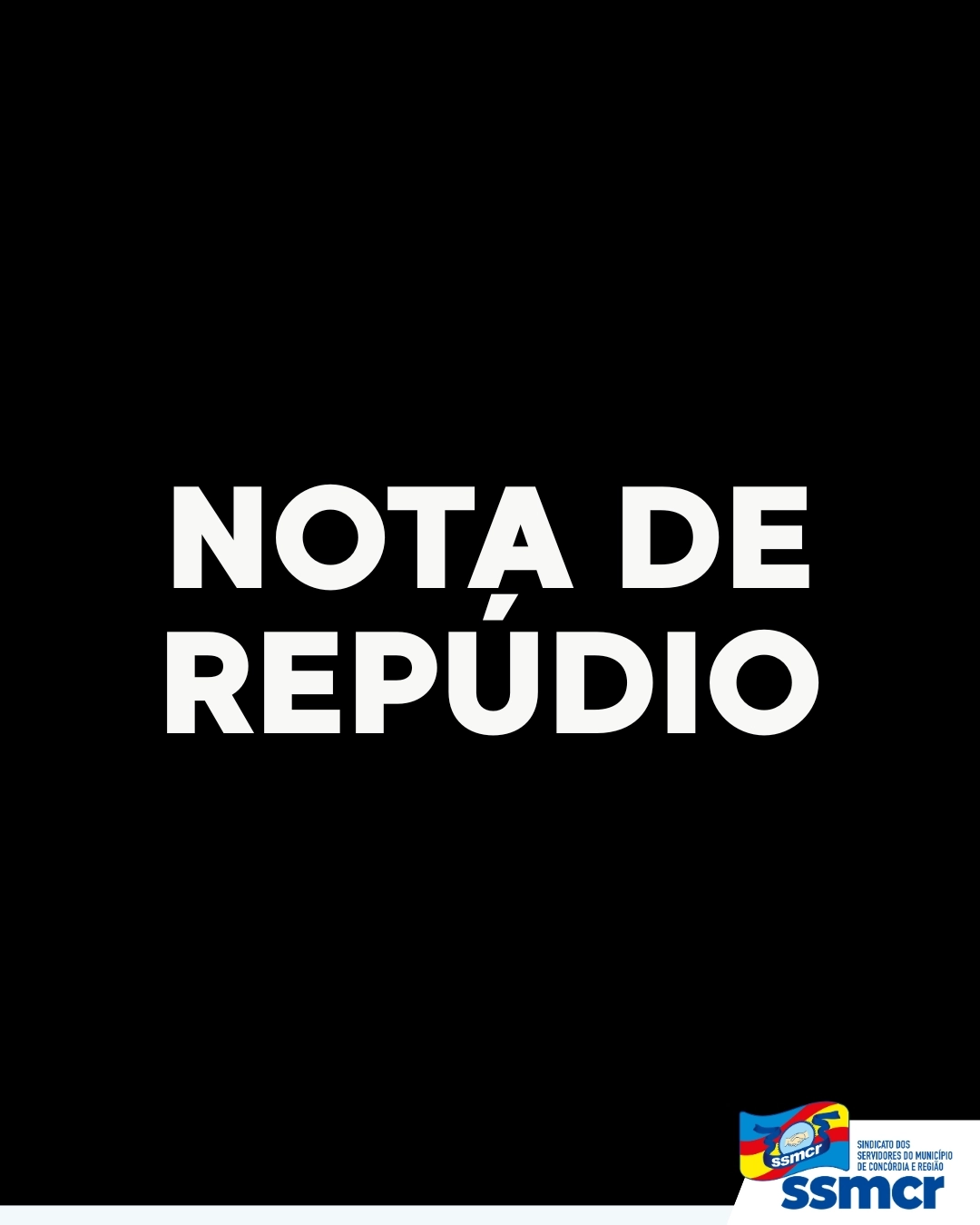 NOTA DE REPÚDIO