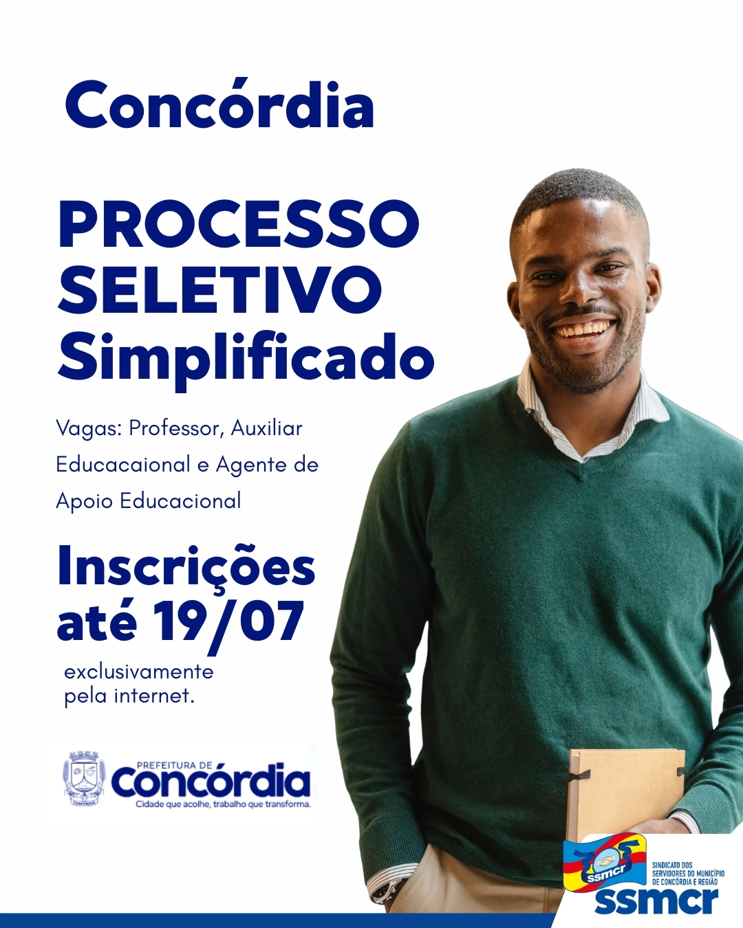 📢 Processo Seletivo Aberto – Município de Concórdia