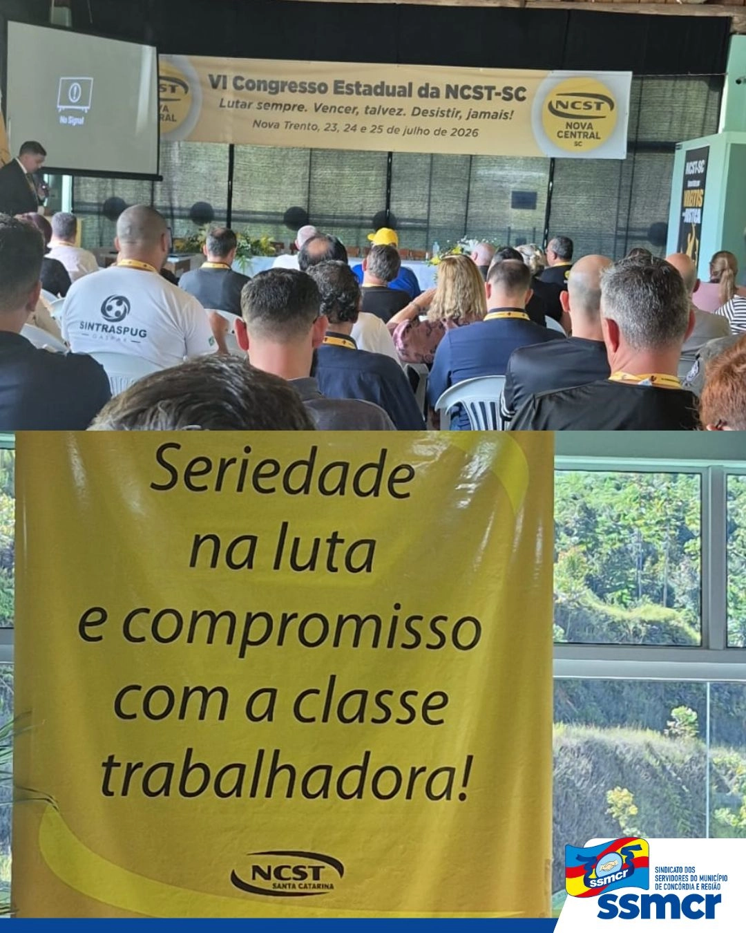 Dirigentes do SSMCR participam do VI Congresso Estadual d...