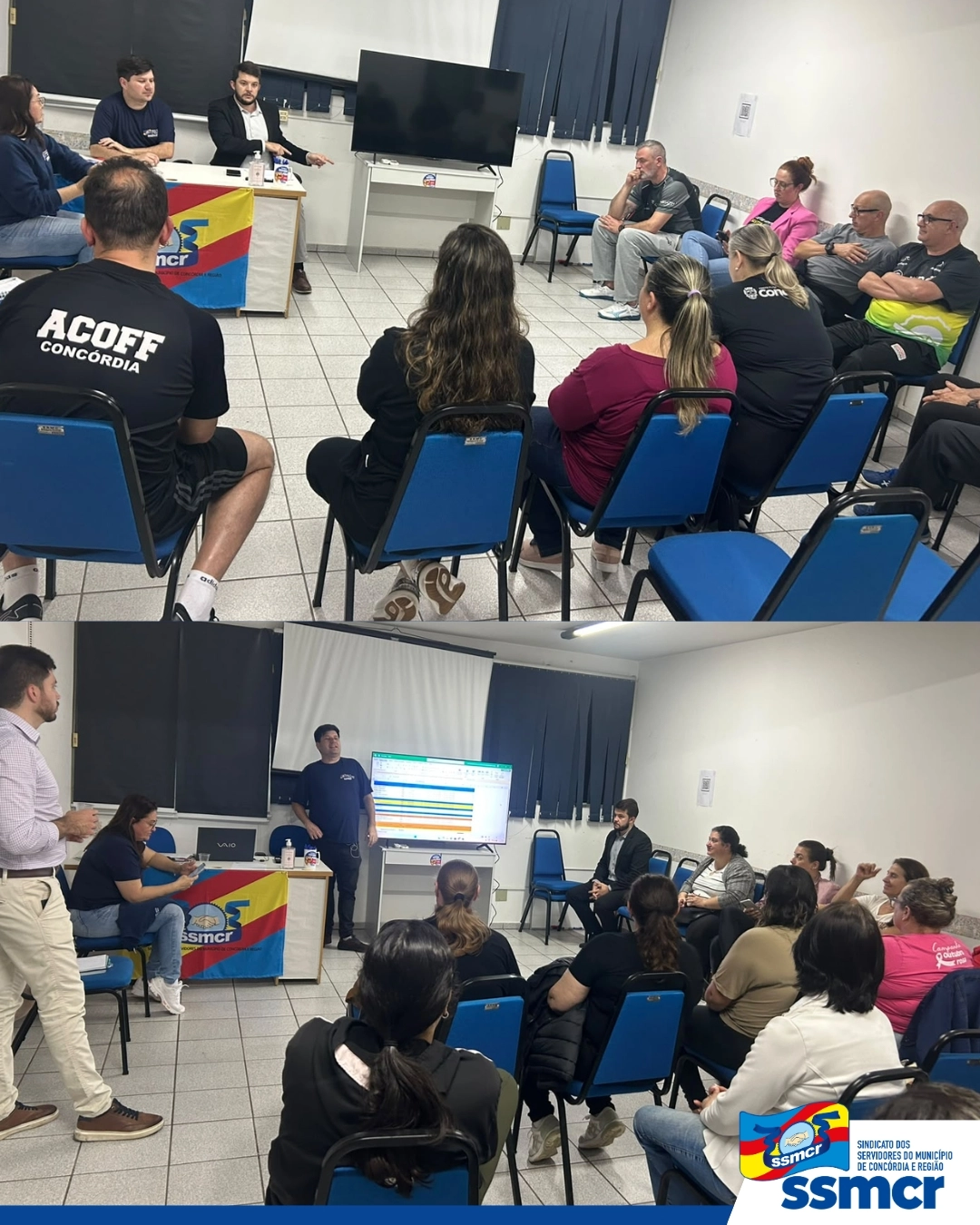 Reuniões com servidores das categorias dos Agentes Comuni...